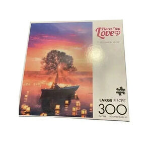 Buffalo Games Places You Love Lover Gift Romantic Scene 300 Piece Puzzle NEW